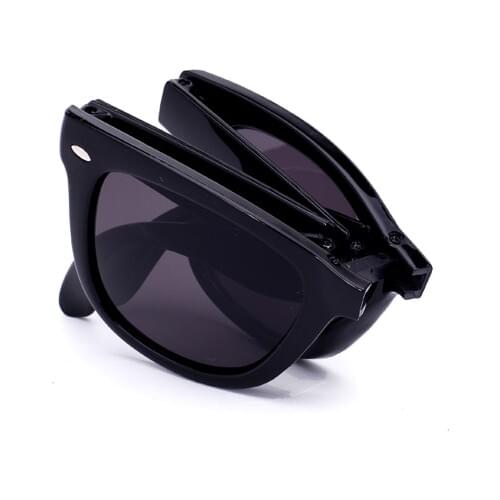 Fashion Traveling Folding Square Sunglasses Men/Woman Black White Vintage Pedestrianism Sunglasses UV400 occhiali da sole donna