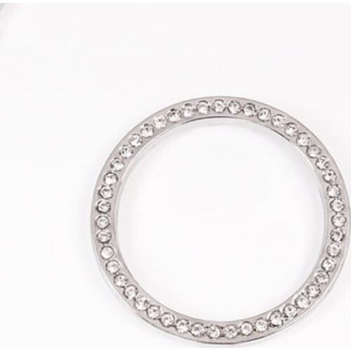 My Good Car One button start button decoration sequins one button to start the diamond decorative ring For Toyota C-HR 2016-2018