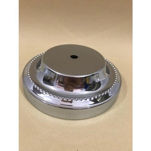 Free shipping diy table lamp dot base two colors with 10mm central hole fold edge for table lamp home /wedding decoration