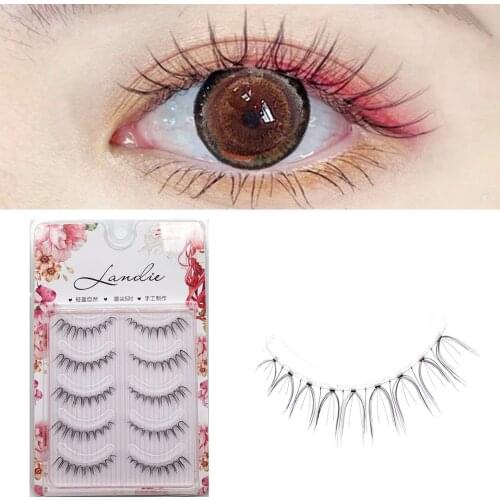 NEW Lashes 3D Mink Strip Lash Reusable False Eyelashes Crisscross Dramatic Lashes Lightweight Invisible Band Eye Lashes