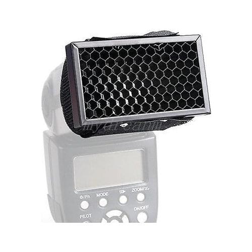 NEW Flash diffuser Honeycomb Grid Spot Flash diffuser for Can&n Nik&n Pentax Yongnuo Flash light Speedlite
