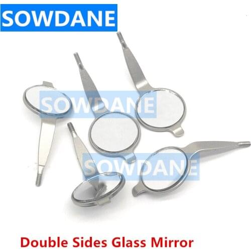 Dental Mouth Mirror Odontoscope Oral Care Teeth Clean Examination Hygiene Glass Mirror Front surface Double Sides