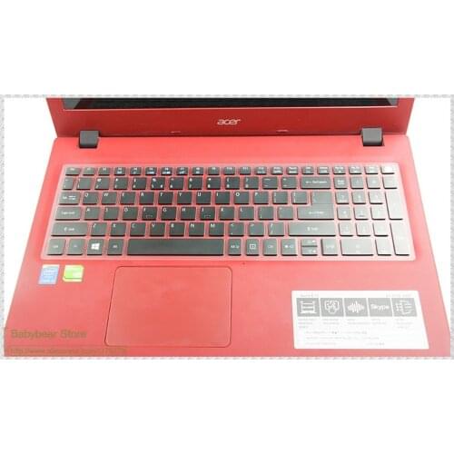 15.6 inch Ultra TPU Laptop Keyboard Cover Protector for Acer Aspire E 15 15.6" E5-576G E5-576 E5 576G E5-575g 575G 2017 2018