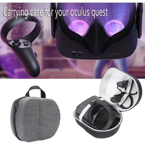 Hard EVA Travel Storage Bag Carrying Case Box for Oculus Quest Virtual Reality System Headset and Accessories