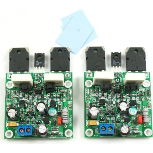1pair MX40 Stereo 50W8R 100W4R Power AMP Amplifier Finished Board