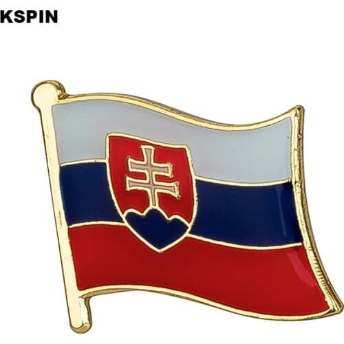 Slovakia flag pin lapel pin badge Brooch Icons 1PC KS-0164