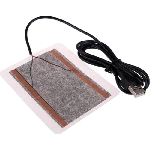 10*4CM Portable USB Warmer Heating Heater Plate Winter Warm For Mouse Pad Shoes Golves Electric Heating Pads