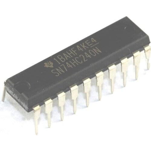 10pcs/Lot 74HC240 SN74HC240N DIP-20 logic inverter / buffer chip new original In Stock