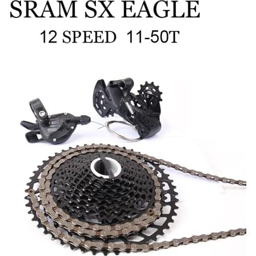 2021 SRAM SX EAGLE 1X12 12 Speed Bicycle Groupset Bike Kit Trigger Shifter Lever Rear Derailleur Chain Cassette 11-50T Freewheel