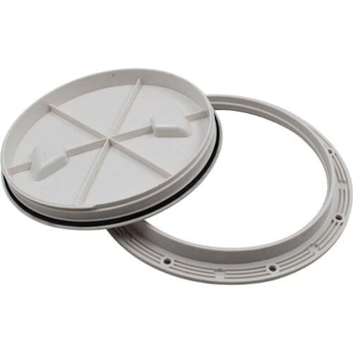 3xPlastic White Non Slip 8" Deck Inspection Hatch For Yacht Marine Boating