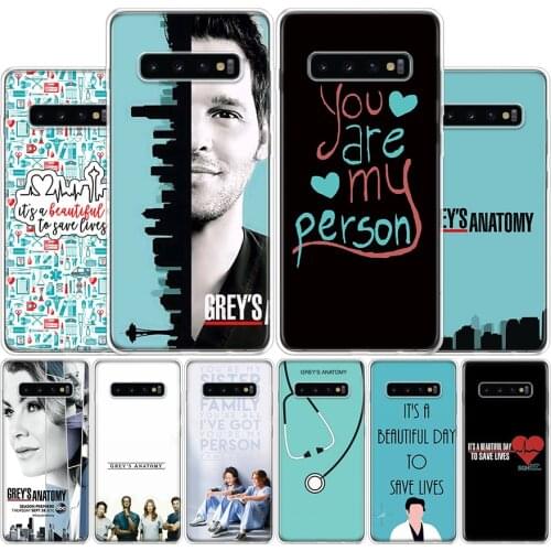 Greys Anatomy Phone Case For Samsung Galaxy A51 A71 A50S A30S A10 A20E A40 A70 M30S A91 A01 A6 A7 A8 A9 Plus + Cover