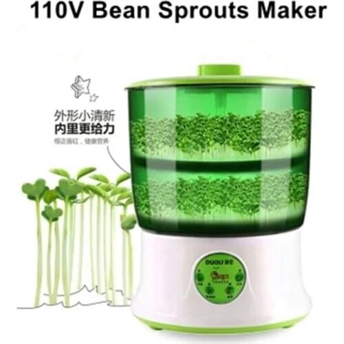 110V/220V Digital Intelligent bean sprouts maker household 2-layer large capacity germination machine green seeds sprout machine