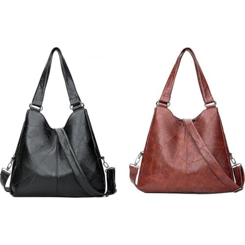 Travel Handbags Designer Solid Womens Bags 2019 New Pu Soft Leather Single Shoulder Messenger Bags Luxury Ladies Casual