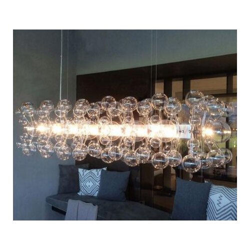 Bubble chandelier net red art bedroom guest restaurant long bar cloakroom hotel personality chandelier