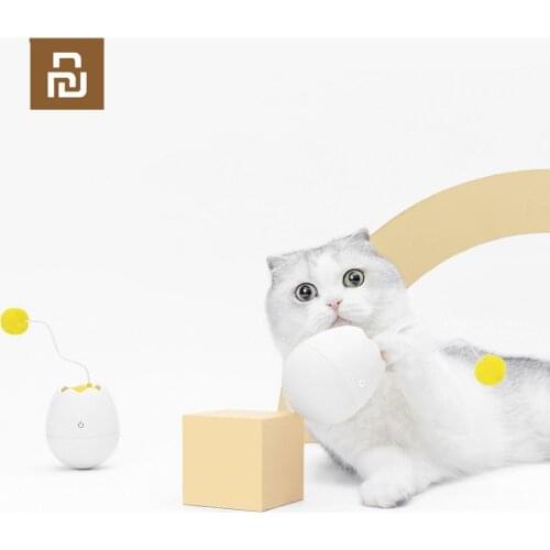 Youpin Electronic Motion Cat Toy Interactive Cat Teaser Fun Shaped Toys Flutter Rotating Interactive Puzzle Pet
