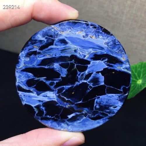 Natural Blue Pietersite Chatoyant Water Drop Pendant 54*7mm From Namibia Women Men Cat Eye Jewelry Ceretificate AAAAAA