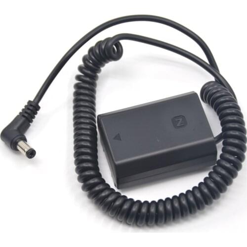 NP-FZ100 dummy battery Spring cable NPFZ100 DC Coupler for Sony Alpha 9 A9 ILCE-9 ILCE-7M3 A7RIII A7 III ILCE-7M3 ILCE-7M3K