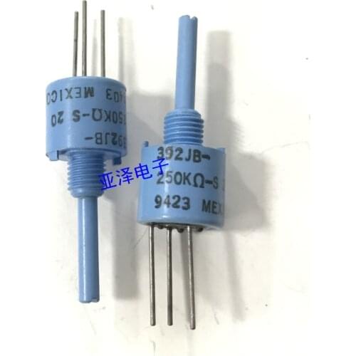 Original 392JB-250K-S rotary potentiometer 250K fine-axis 22MM adjustable resistance switch