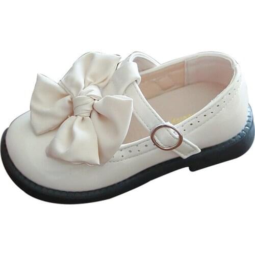 3 4 5 6 7 8 9 10 11 12 Years Princess Fashion Bow Shoe Elegant Dress Shoes Girl Party Autumn ChildrenS School Kid Leather Shoe