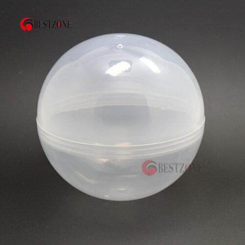 Factory Direct Sale Free shipping D127mm Transparent Color Plastic vending Capsule