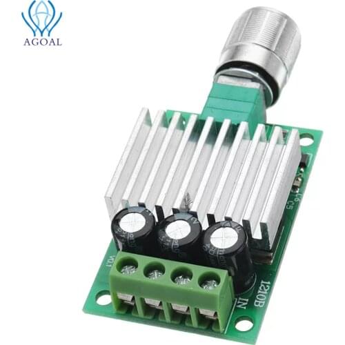 DC 12V To 24V 10A High Power PWM DC Motor Speed Controller Regulate Speed Temperature And Dimming