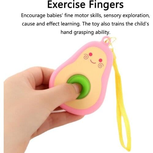 Squishy Toy Cute Avocado Decompression Toy Squeeze Stress Relief Sensory Educational Toys Relieve Autism In Adults Children