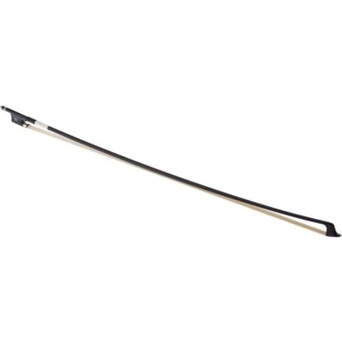 High Quality Carbon Fiber Violin Bow, 1/8, Ebony Frog with Abalone Inlay