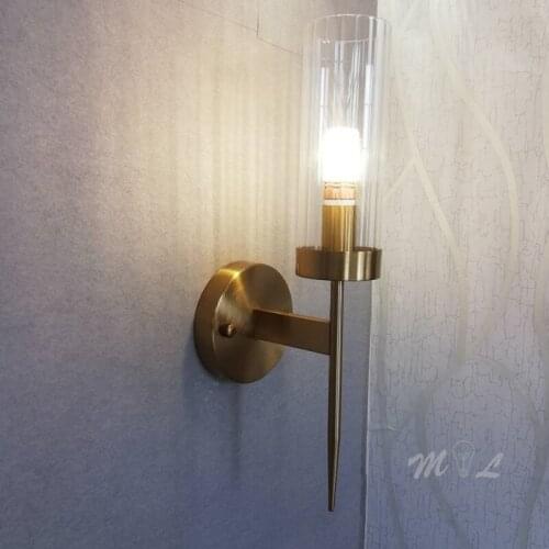 Japan wall lamp wall light glass ball corridor bedside bedroom luminaria de parede bedroom lamp