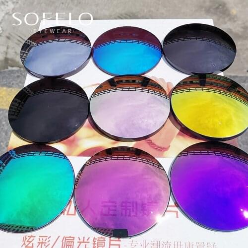 1.56 1.61 1.67 Custom Sunglasses Polarized Lens Myopia Optical Prescription Lenses Glasses Hyperopia Lenses Clear CR-39 Resin