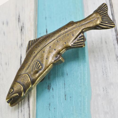 1PC Zinc Alloy Fish Handles Drawer Wardrobe Door Kitchen Pull Handle DIY Home Furniture Knob