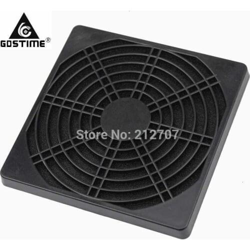100pcs/lot Gdstime 120MM Computer Mesh Black Case Fan PC Dust Filter Dustproof Cover 120x120mm