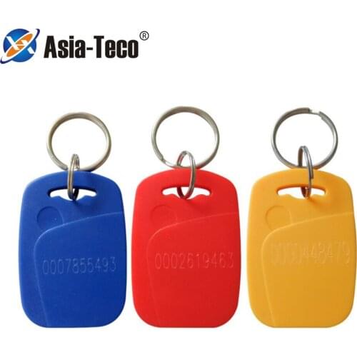 100pcs RFID 125Khz Tags EM TK4100 Keychain Proximity ID Card Token Keyfobs for Access Control Device