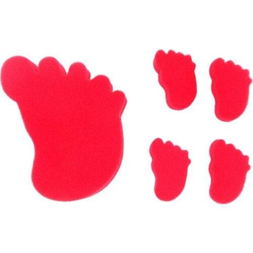 5 Pcs/Set Magic Sponge Changing Feet Magic Tricks Prop Kid Toys Close Up Magic Toy One Big Feet And 4 Small Feet Magic Props
