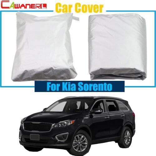 Cawanerl Car Cover Outdoor Sun Shade Snow Resistant Protection Anti-UV Cover For Kia Sorento