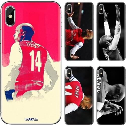 For Huawei Mate 20 30 40 7 8 9 10 Lite Pro P Smart 2018 2019 Plus G7 G8 Soft Case Soccer-Star-C-Thierry-Henry-Legend