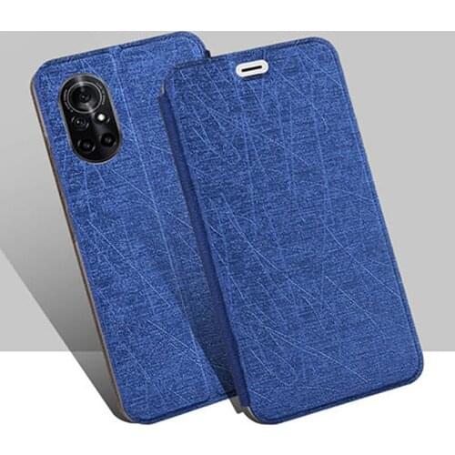 For Huawei Nova 8 Case Nova8 Flip Stand Leather Cover For Honor V40 Light Luxury Edition 5G Cases Silicone Protective Case