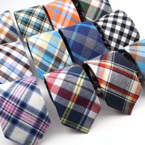 Classic Plaid Tie Multicolor Casual Men Necktie 8CM Sweet Rainbow Colorful Cravat For Wedding Party Tartan Suit Accessories