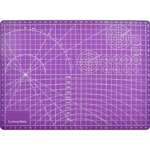 Cutting Mat for DIY Sewing Craft A4 Sturdy Rotary Cutting Mat Non Slip Surface Scrapbook Fabric UY8