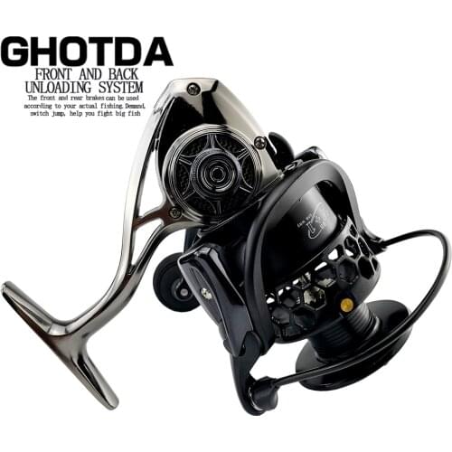 Metal Spool Spinning Reel 12kg Max Drag 5.5:1 High Speed Gear Ratio Saltwater Freshwater Smooth Fishing Wheel