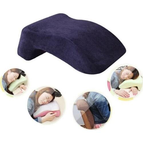 Multifunctional Travel Memory pillow Office Nap Pillow L shape Slow Rebound Memory Foam Pillow for Desk Sleeping