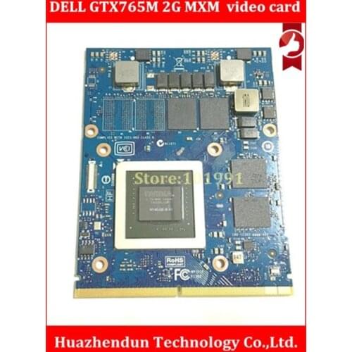 Original GTX 765M GTX765M 2GB Video Card for D-e-l-l Alienware M15X M17X M18X Laptop GTX 765 GTX765 Graphics Card 5YPW3 9R3F5