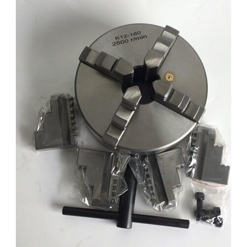 SANOU lathe chuck 160mm 4 jaw self-centering K12-160 for bench