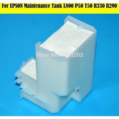 6 Pieces/Lot Original NEW Maintenance Waste INK Tank For Epson L800 L810 L805 T50 A50 P50 R330 Printer Waste Ink Tank