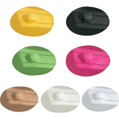 Women Summer Wide Brim Oversized Sun Hat Solid Color UV Protection Foldable Sunscreen Floppy Large Straw Beach Cap