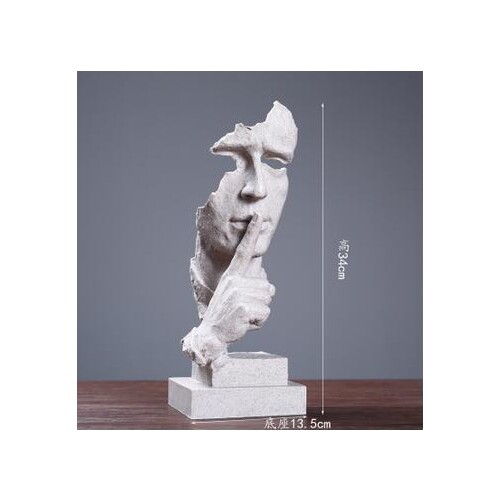 Nordic Home Furnishing living room TV cabinet cabinet entrance ceramics decoration Abstract model Resin Abstract ornaments gift