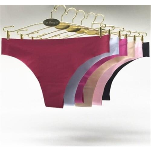 3pcs Girls Sexy lingerie Panties 90% Nylon 10% Spandex Bandages Underwear G String Low Waist Thong Teen calcinha Size M