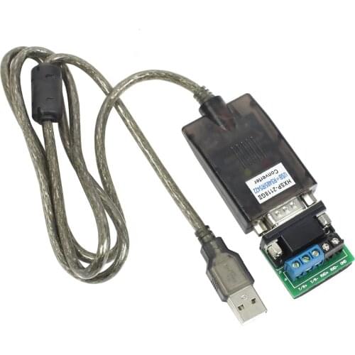 USB 2.0 to RS485 RS-485 RS422 RS-422 DB9 COM Serial Converter Adapter Cable FTDI Chip Industrial 400W Surge Protection 70cm