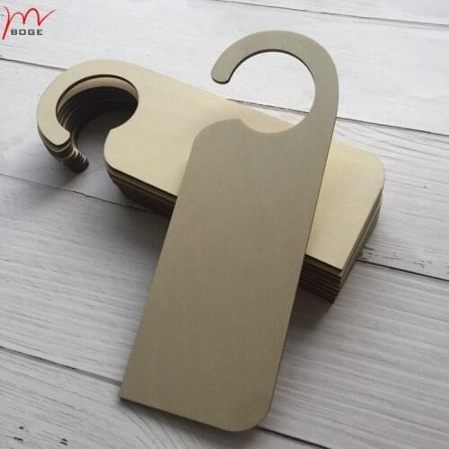 10PCS unfinished wood plaques christmas door hanger door decoration 20*7cm