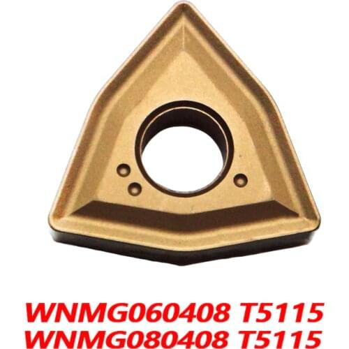 100%Original WNMG WNMG060408 T5115 WNMG080408 10pcs Carbide Insert CNC lathe Insertion Imported From Japan Efficient And Durable