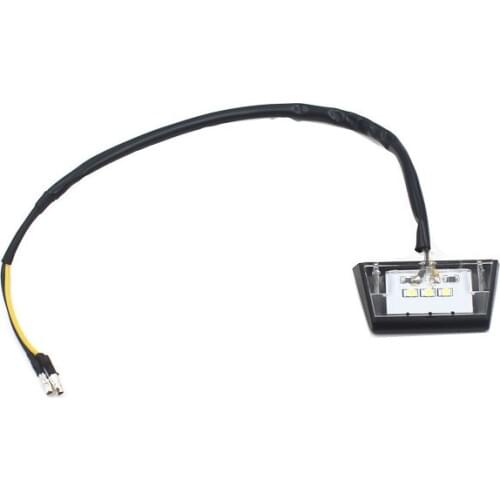 12v Mini Motorcycle White LED Tail Rear Light License Plate Light For Honda Yamaha Suzuki Kawasaki Dual Sport bike Touring